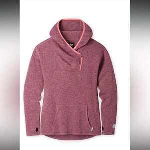Stio Women's Pink Hoodie Sweatshirt, size small